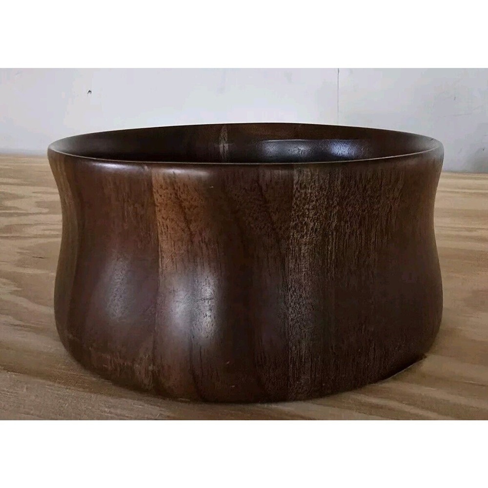 Vintage Walnut Bowl 5 in‎ Wood Ware Diversified Industries
